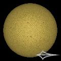 GSO 150/750 + Baader Planetarium Mark III; Nikon D7200; ISO 100; 1/1600s; Celestron AVX; PIPP, AuSt, LR.June 10, 2026 (UTC 13:18� 13:21)stacked for 10...