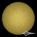 GSO 150/750 + Baader Planetarium Mark III; Nikon D7200; ISO 100; 1/1600s; Celestron AVX; PIPP, AuSt, LR.August 22, 2026 (UTC 14:14 � 14:18)stacked for...