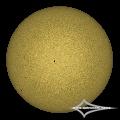 GSO 150/750 + Baader Planetarium Mark III; Nikon D7200; ISO 100; 1/1600s; Celestron AVX; PIPP, AuSt, LR.September 05, 2026 (UTC 14:16 � 14:23)stacked ...